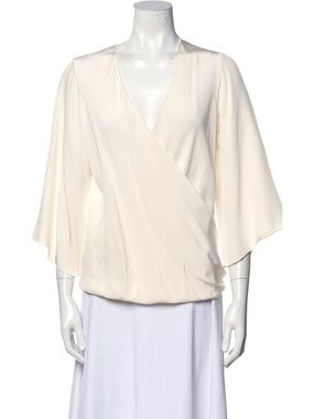 Peter Cohen Silk Blouse Cream M
